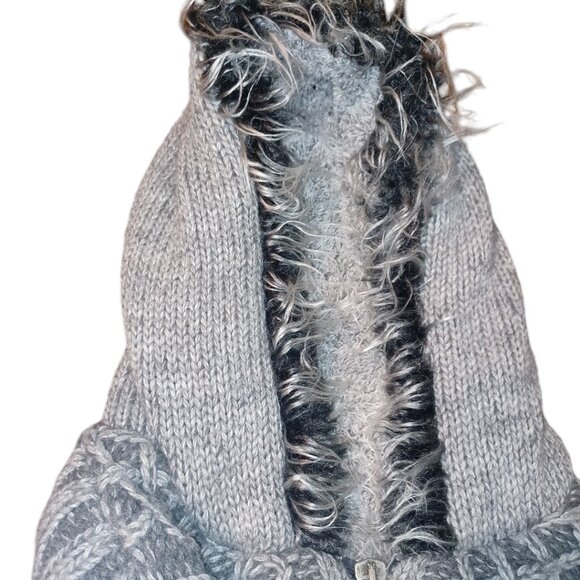 Jeel Sweater/Jacket Lined with Sherpa with hood (4929) - Picture 10 of 10